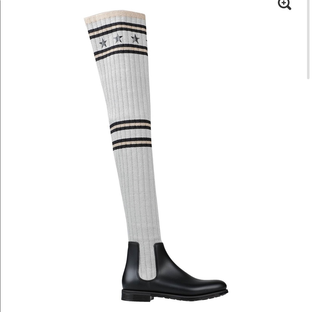 GIVENCHY STORM OVER THE KNEE RAIN BOOT 35